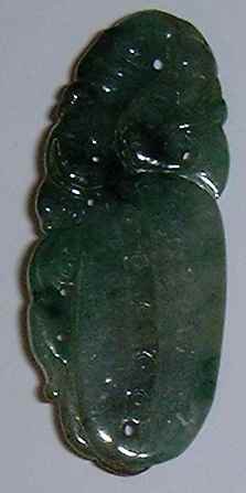 Green jade piece