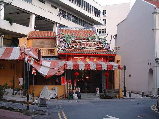 Chinese temple: front view