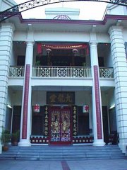 Temple with picture of doorgods 2