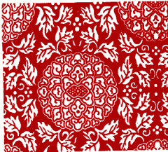 Floral design patterns found on furniture and decorative panels 3