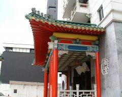 Interior view of the main entrance gate (Side view)