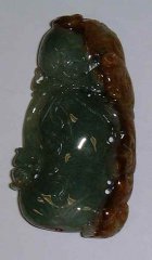 Jade bamboo gourd (front view)