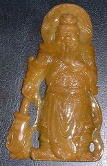 Jade Chinese warrior (front view)