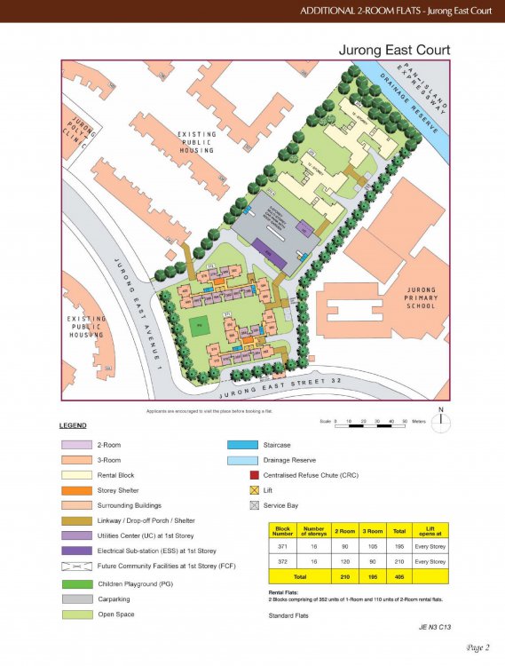 HDB Jurong East Court with HDB Boon Lay Meadow and Teban