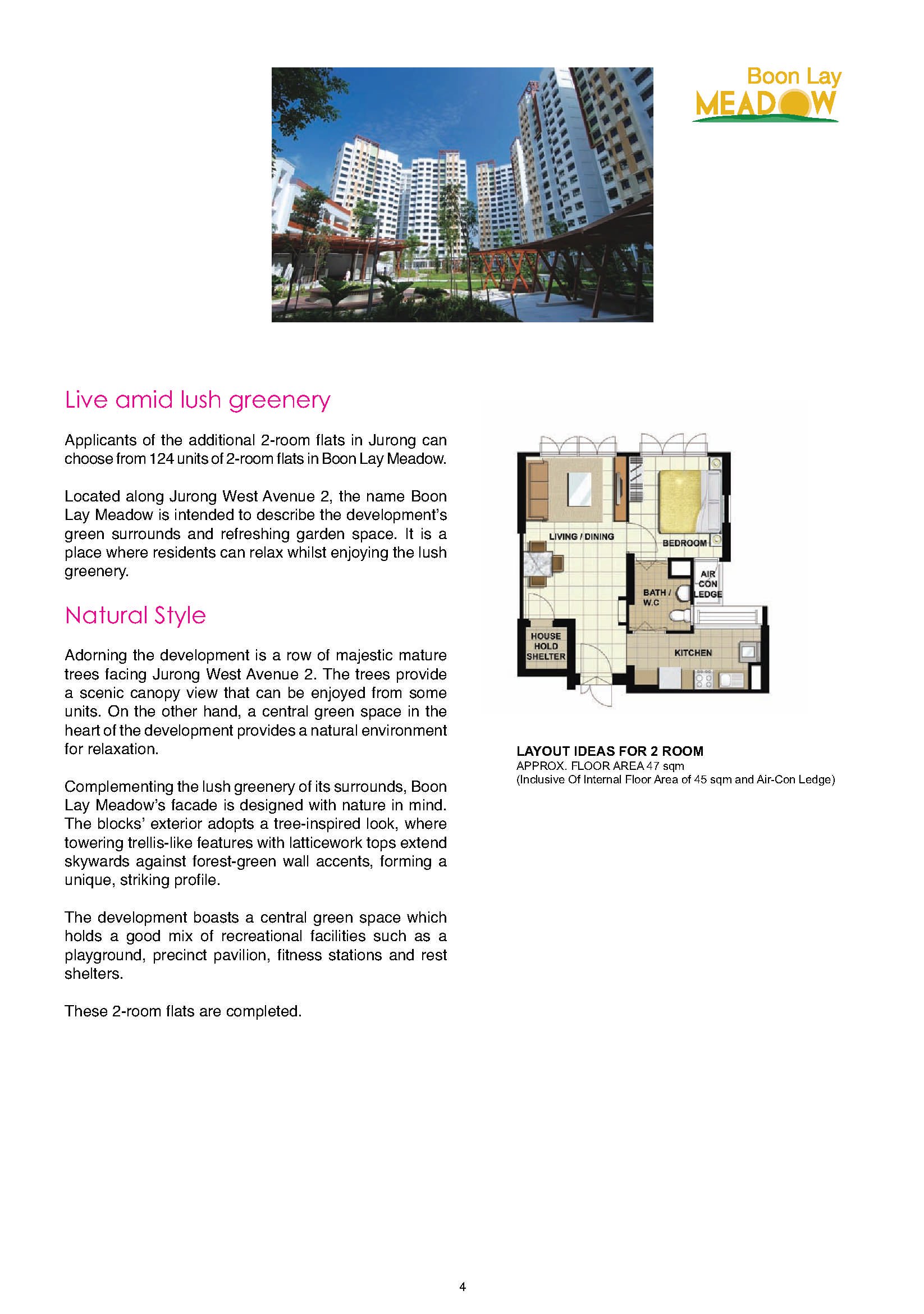 HDB Jurong East Court with HDB Boon Lay Meadow and Teban