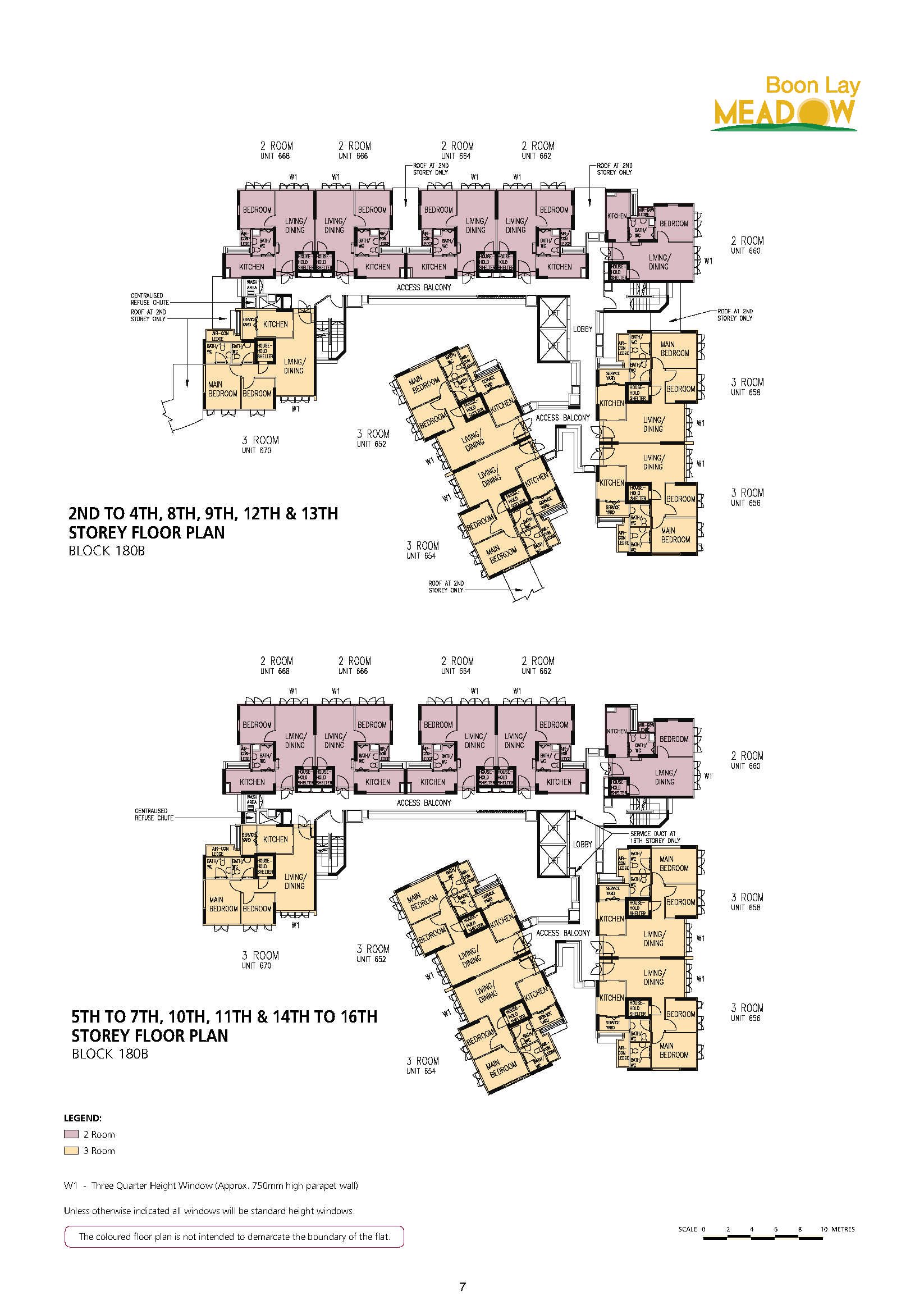 HDB Jurong East Court with HDB Boon Lay Meadow and Teban