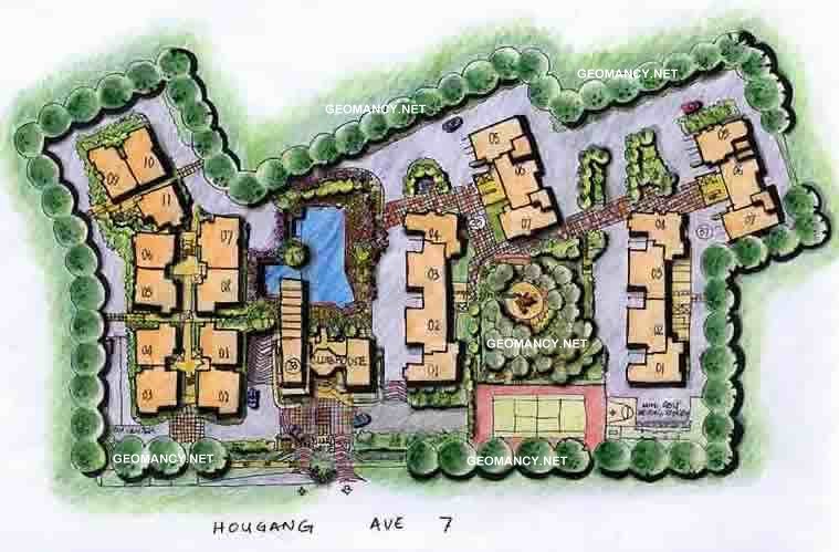Evergreen Park Condo at Hougang Site plan Around