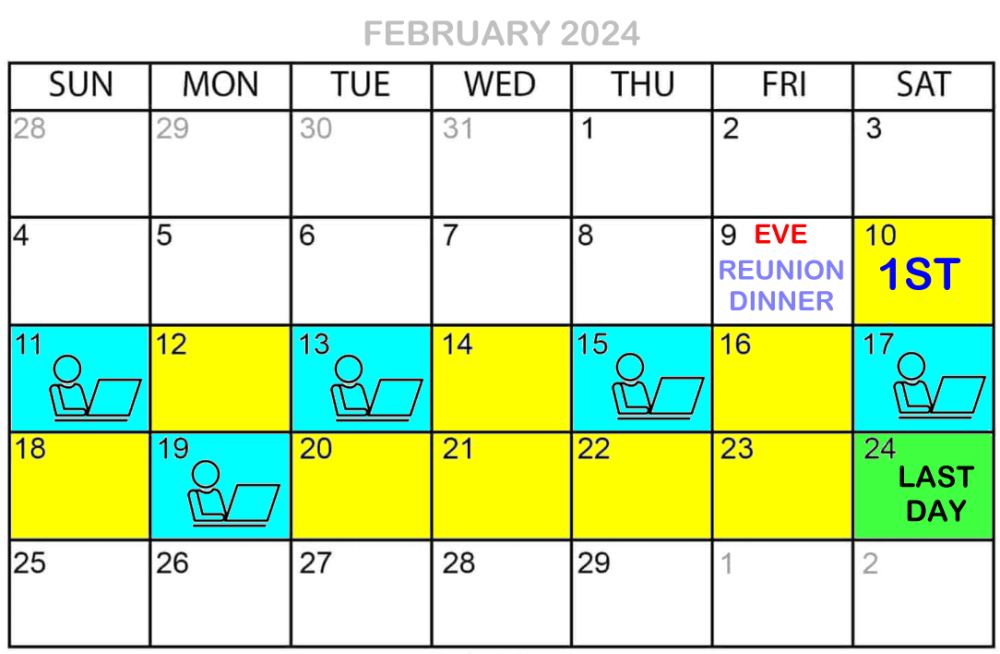 Good day to start work on Chinese New Year (CNY) 2024? When you open